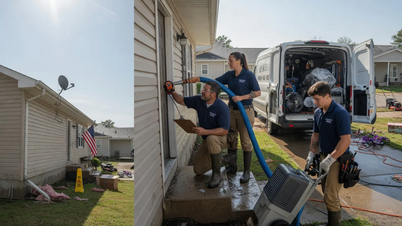 Ceiling Water Damage Restoration in Lamoure, ND near me